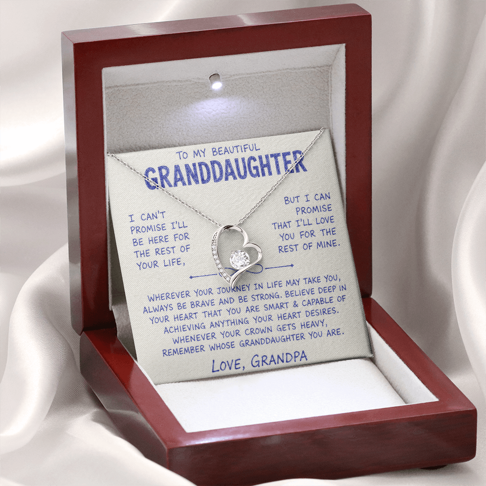 To My Beautiful Granddaughter