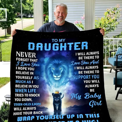 Daughter Blanket From Dad 🎁