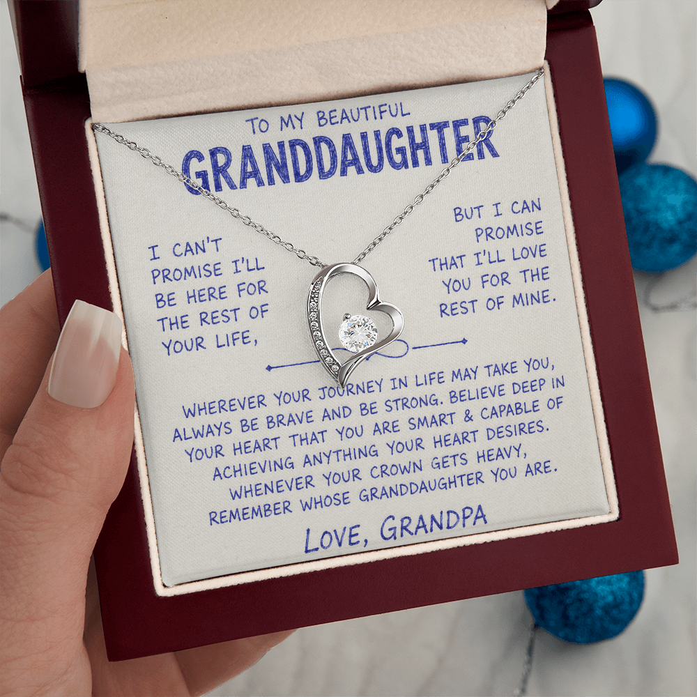 To My Beautiful Granddaughter