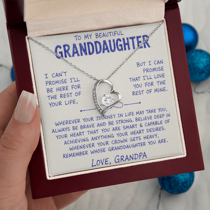 To My Beautiful Granddaughter