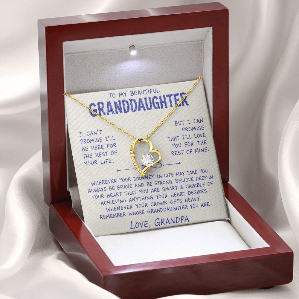 To My Beautiful Granddaughter