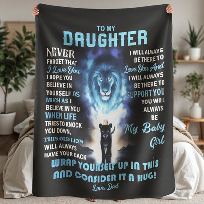 Daughter Blanket From Dad 🎁