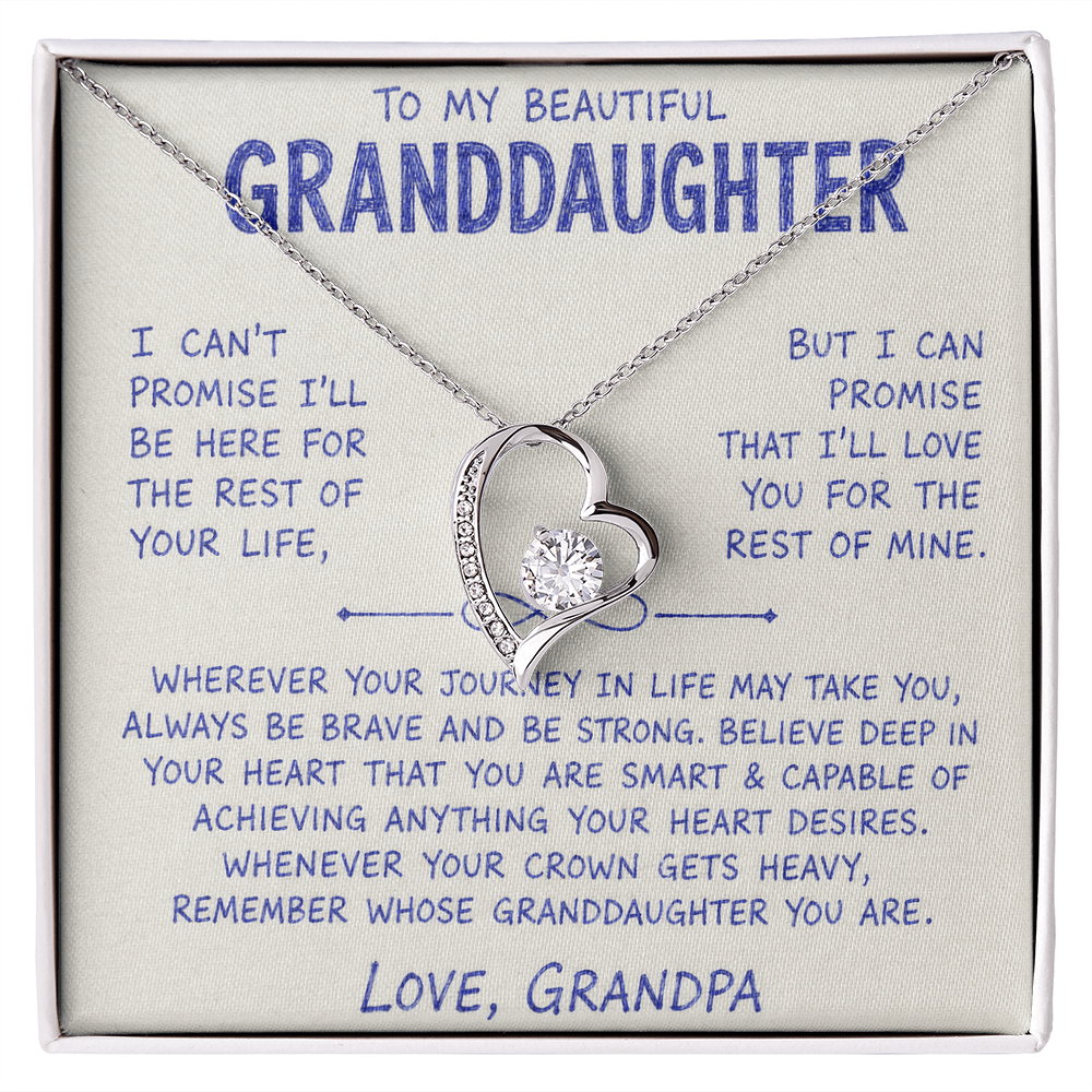 To My Beautiful Granddaughter