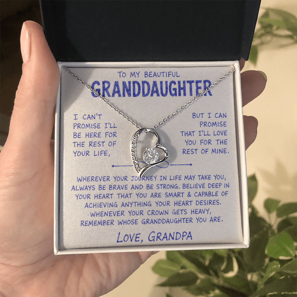 To My Beautiful Granddaughter