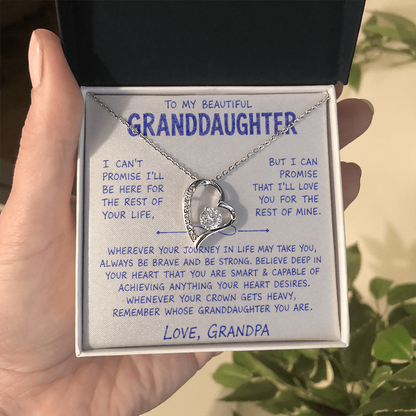 To My Beautiful Granddaughter