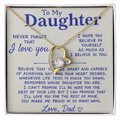 To My Daughter - Love Dad